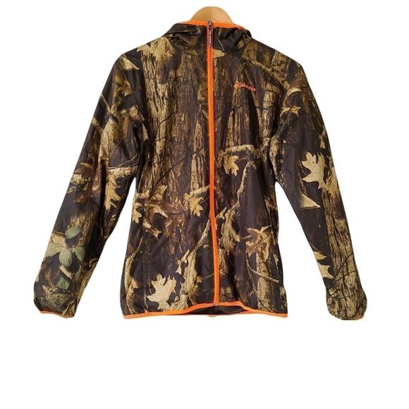 Columbia Timberwolf Camo Zip Up Jacket Size XL - Picture 1 of 6